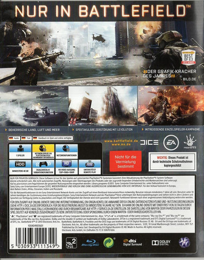 Battlefield 4 - PlayStation 4 Rückseite