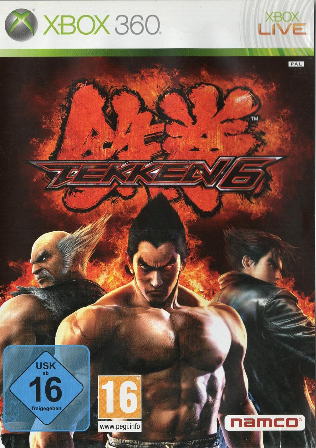 Tekken 6 - Xbox 360 Vorderseite