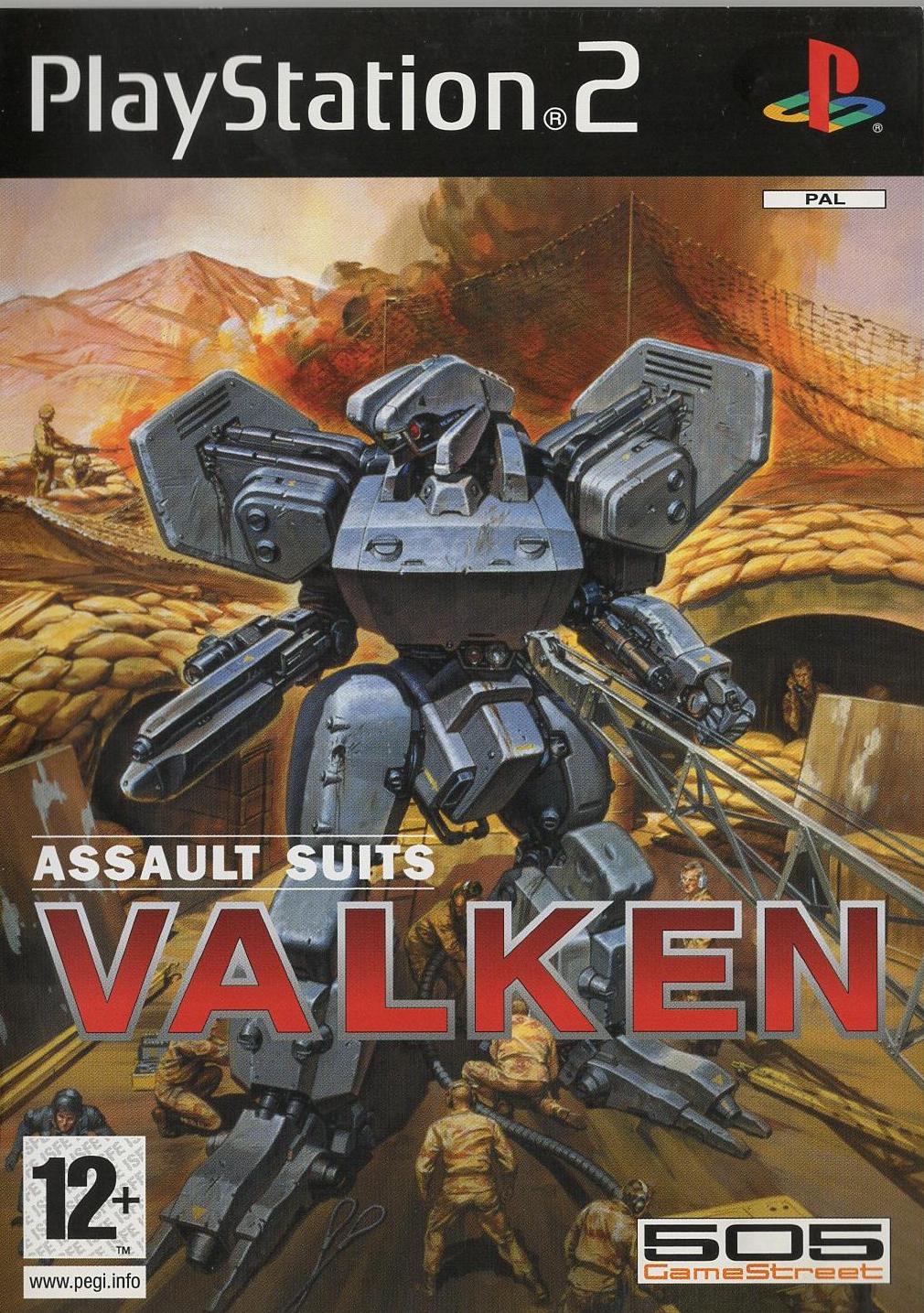 Assault Suits Valken - PlayStation 2 Vorderseite