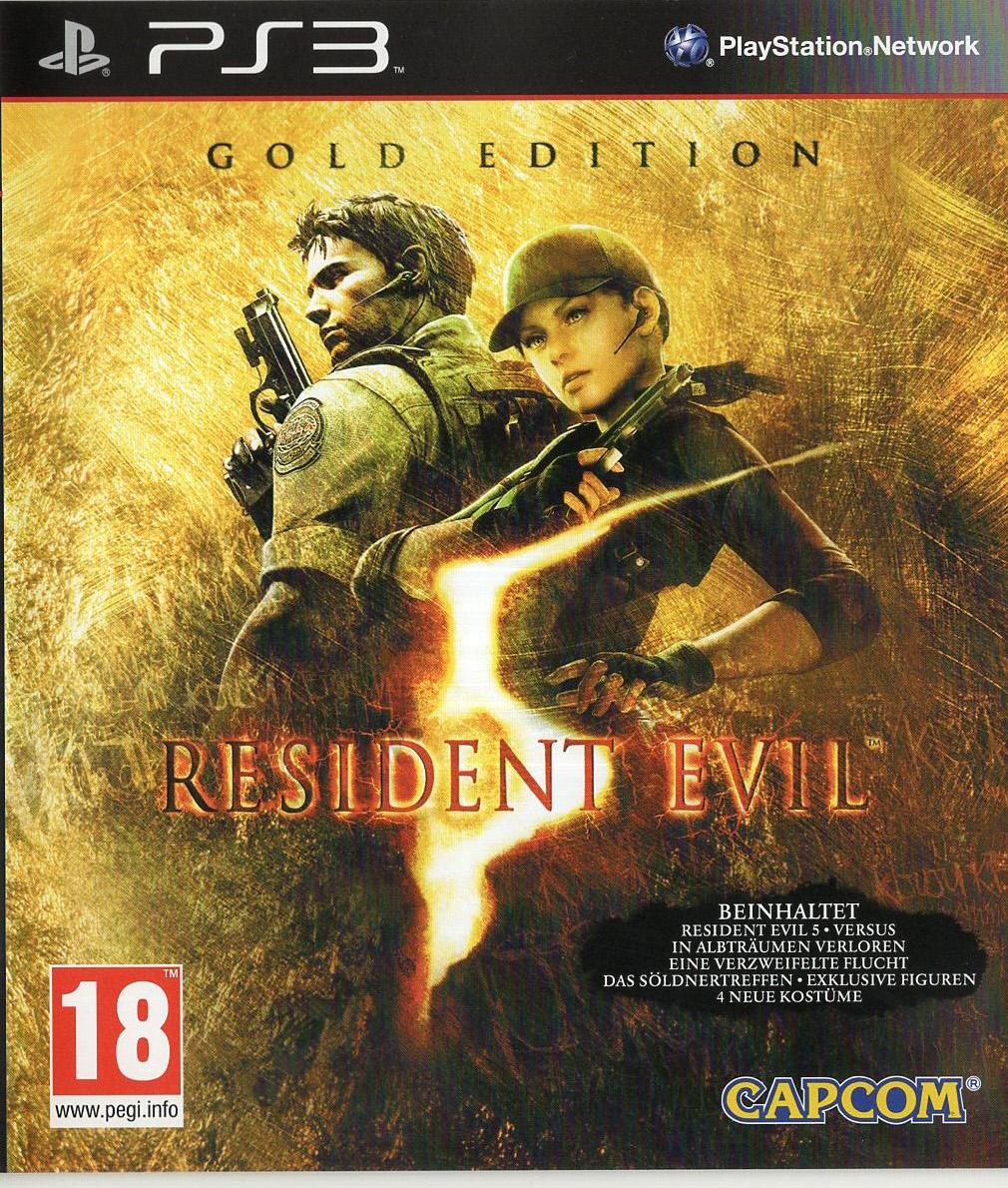 Resident Evil 5 Gold Edition - PlayStation 3 Vorderseite