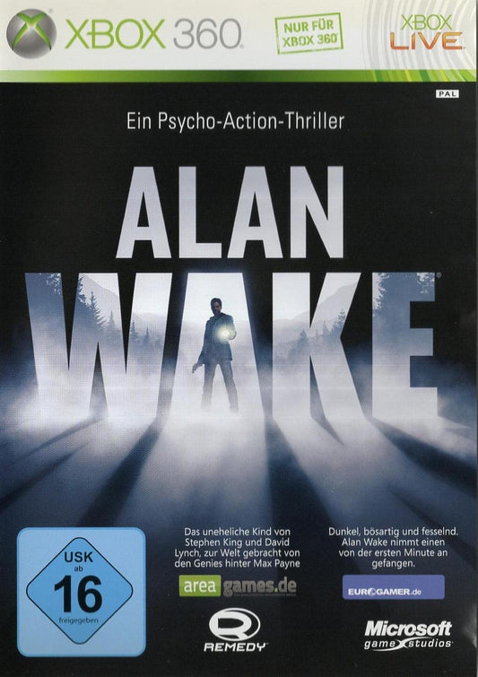 Alan Wake - Xbox 360 Vorderseite