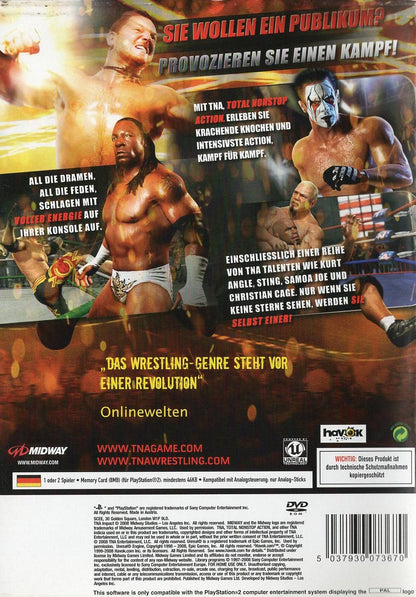 TNA Impact! Total Nonstop Action Wrestling - PlayStation 2 Rückseite