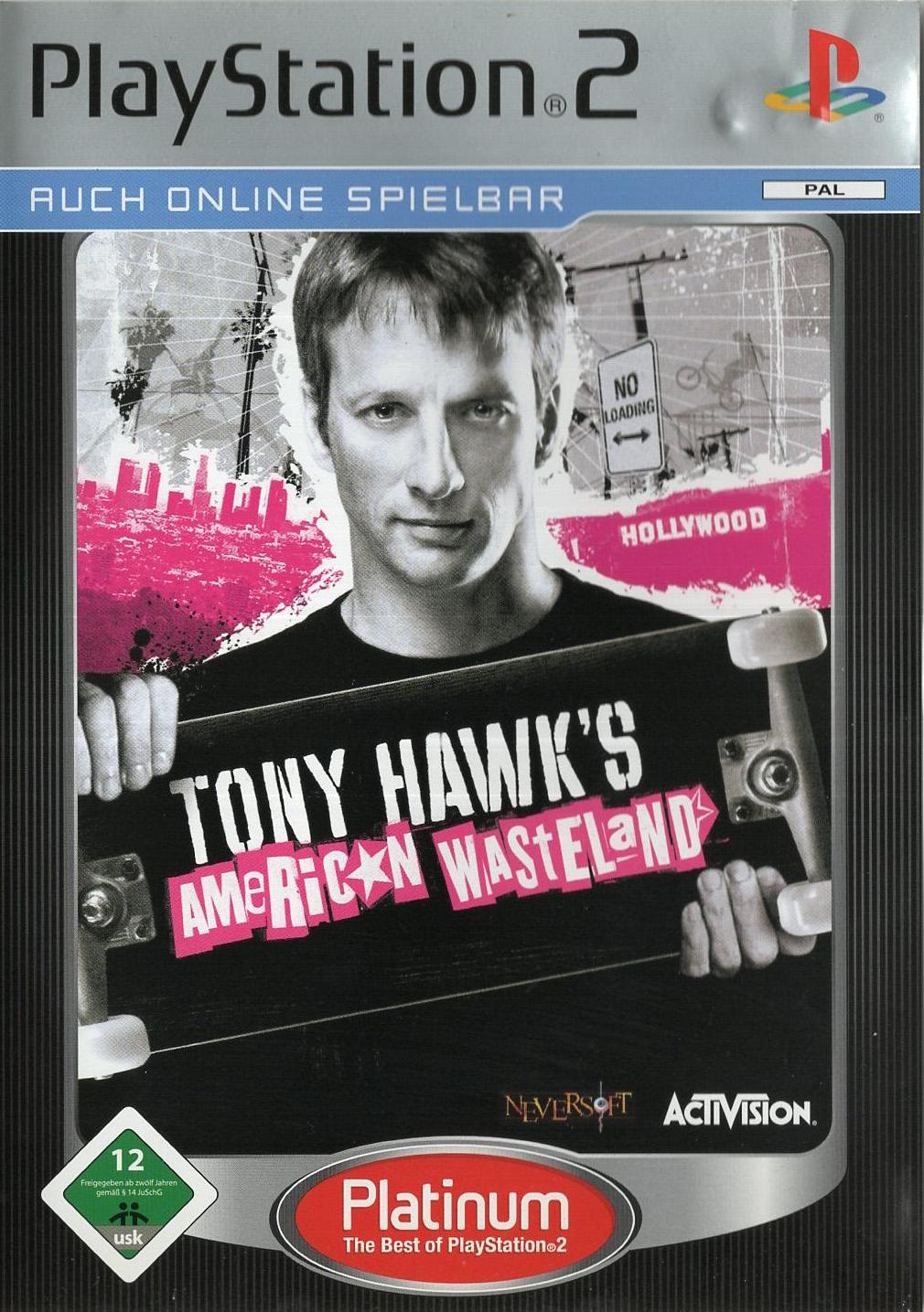 Tony Hawk's American Wasteland - PlayStation 2 Vorderseite