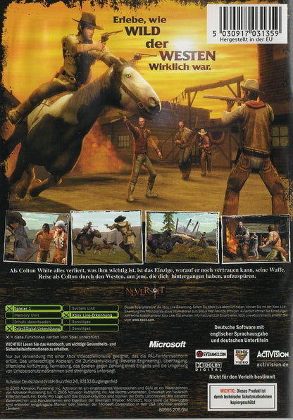 Gun - Xbox Rückseite