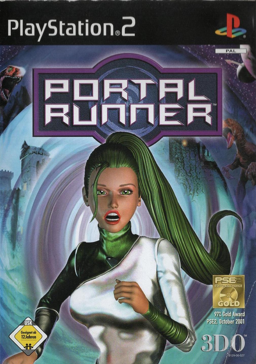 Portal Runner - PlayStation 2 Vorderseite