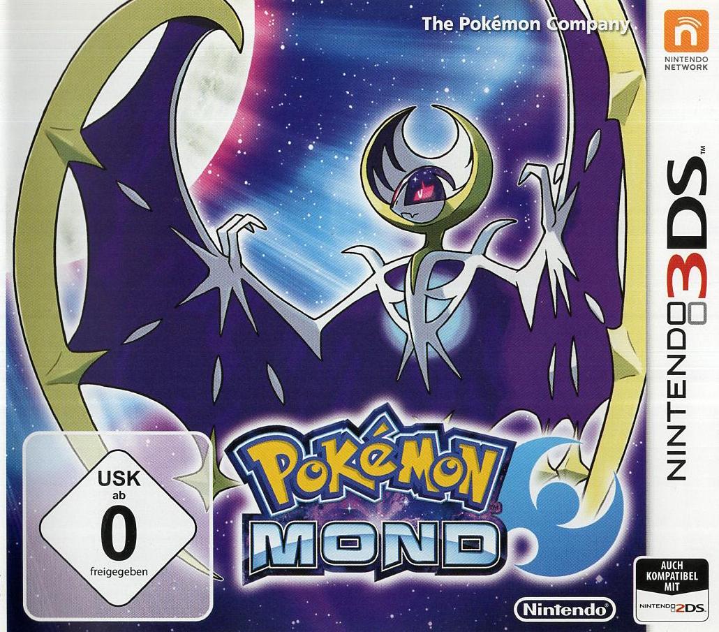Pokémon Mond - Nintendo 3DS Vorderseite