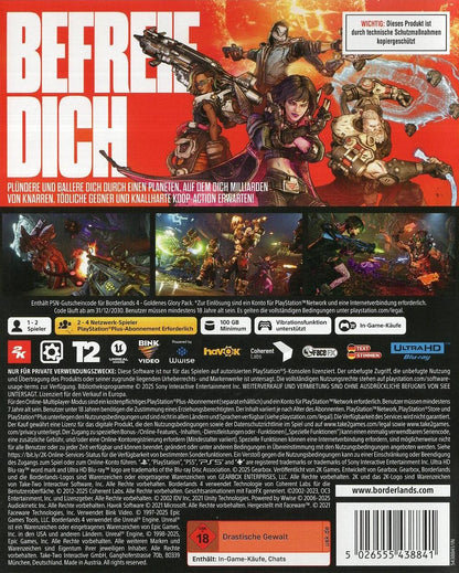 Borderlands 4 - PlayStation 5 Rückseite