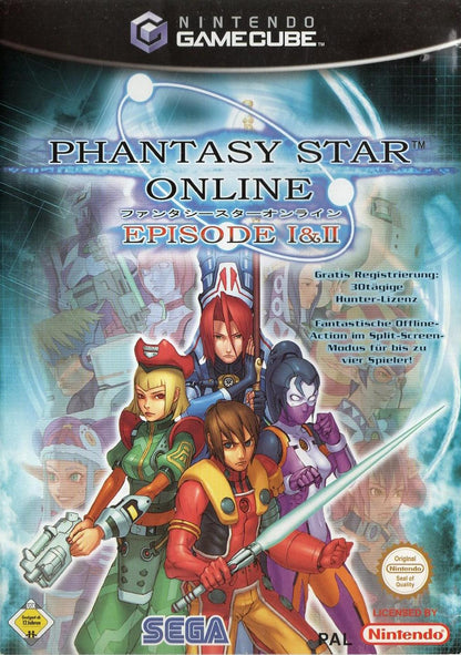 Phantasy Star Online Episode I & II - Nintendo GameCube Vorderseite