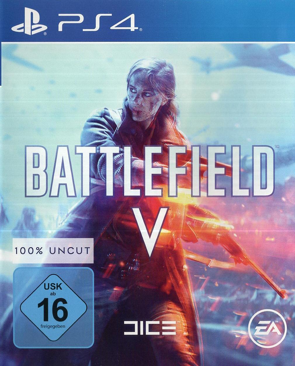 Battlefield V - PlayStation 4 Vorderseite
