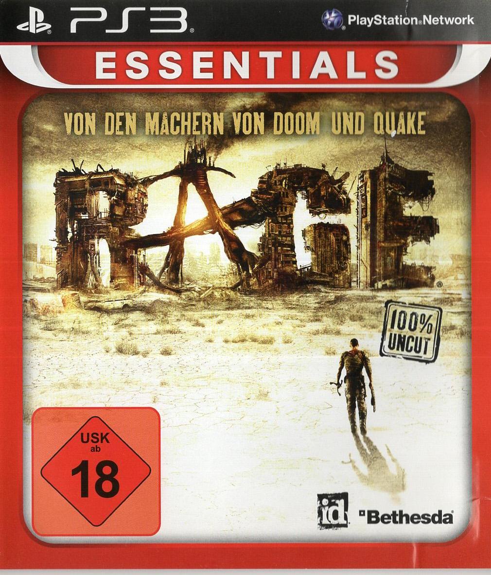 Rage - PlayStation 3 Vorderseite