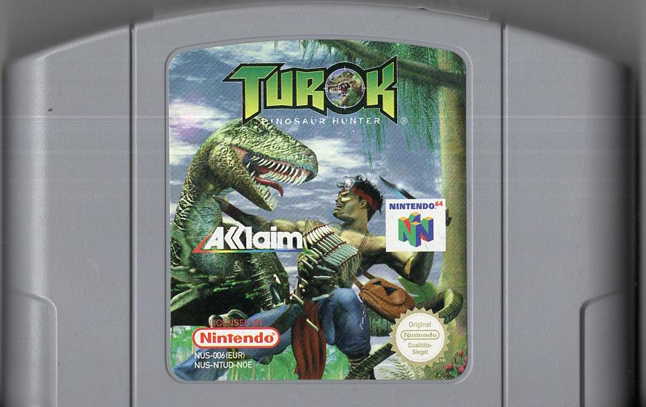 Turok: Dinosaur Hunter - Nintendo 64 - Modul Vorderseite