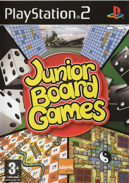 Junior Board Games - PlayStation 2 Vorderseite