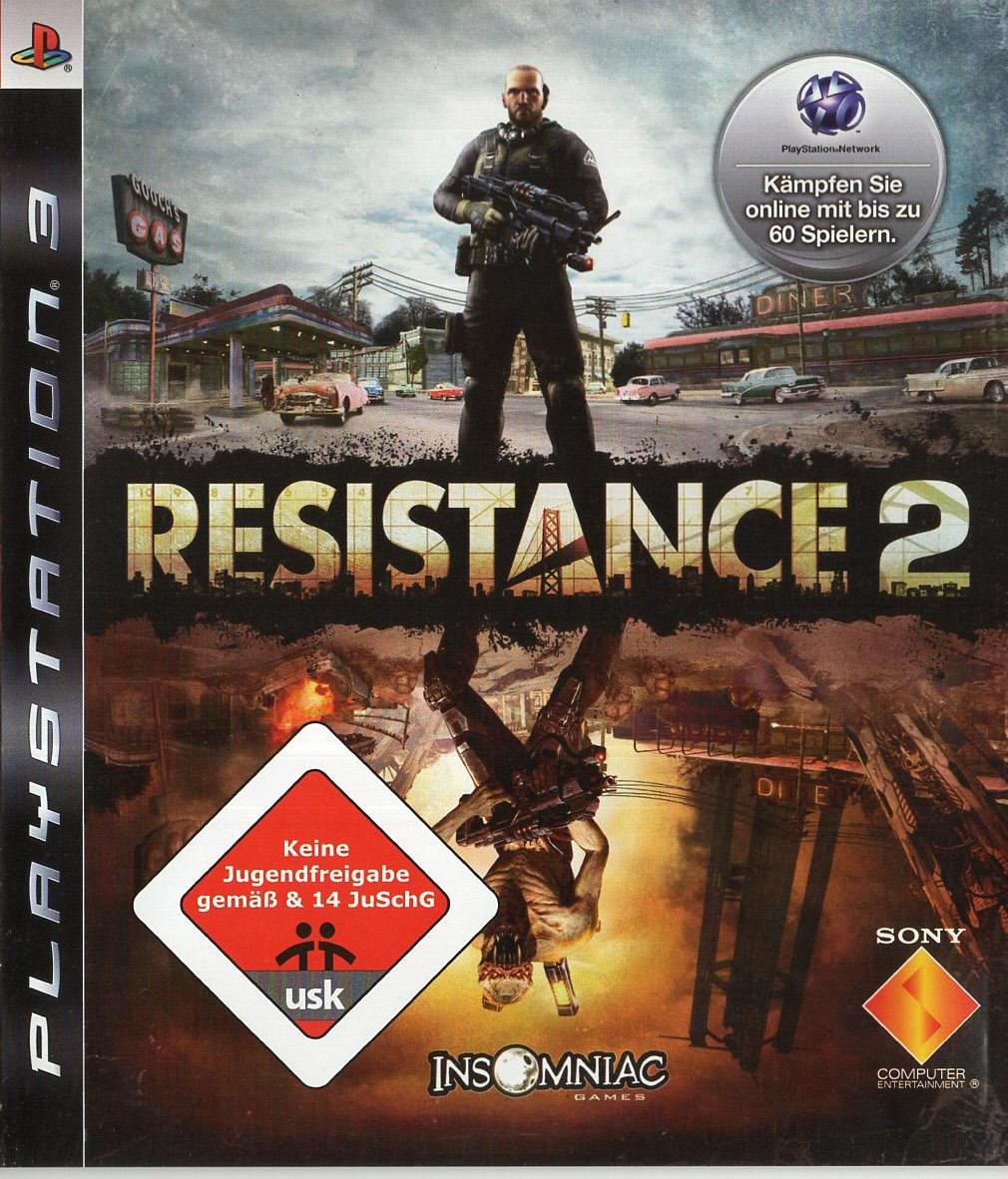 Resistance 2 - PlayStation 3 Vorderseite