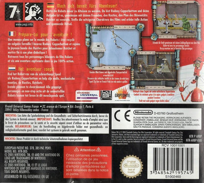Robots - Nintendo DS Rückseite
