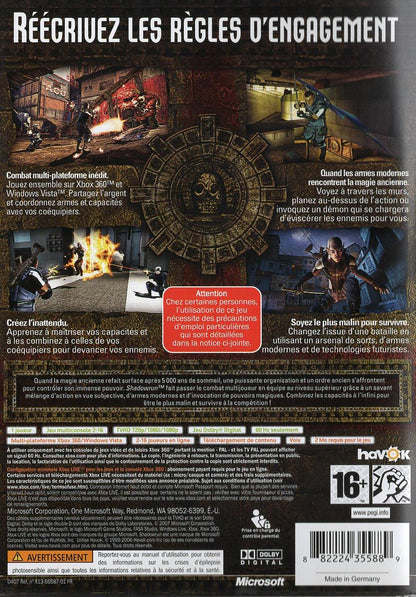 Shadowrun - Xbox 360 Rückseite