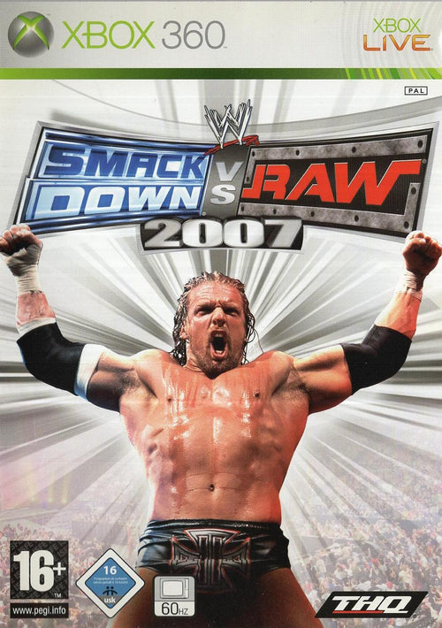 WWE SmackDown vs Raw 2007 - Xbox 360 Vorderseite