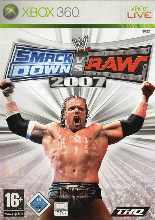 WWE SmackDown vs Raw 2007 - Xbox 360 Vorderseite