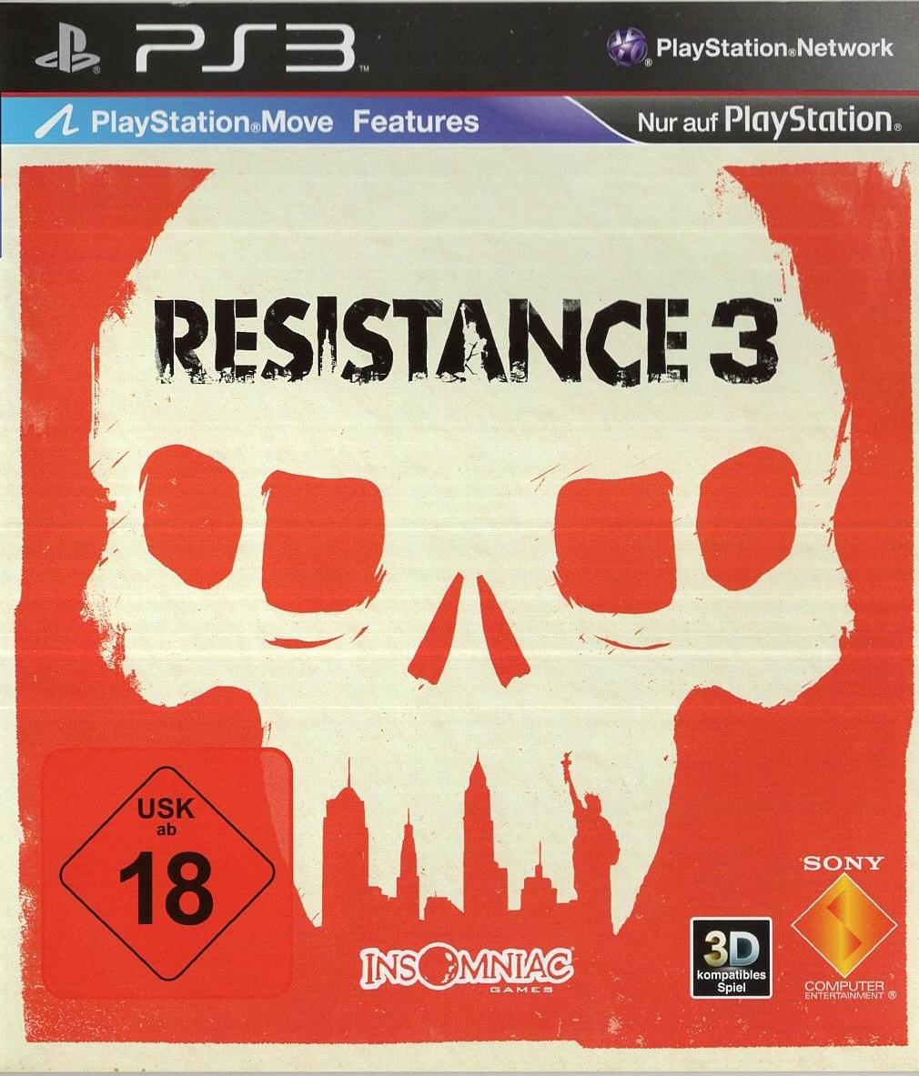 Resistance 3 - PlayStation 3 Vorderseite