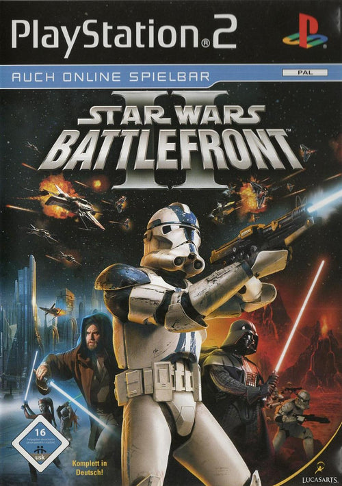 Star Wars Battlefront II - PlayStation 2 Vorderseite