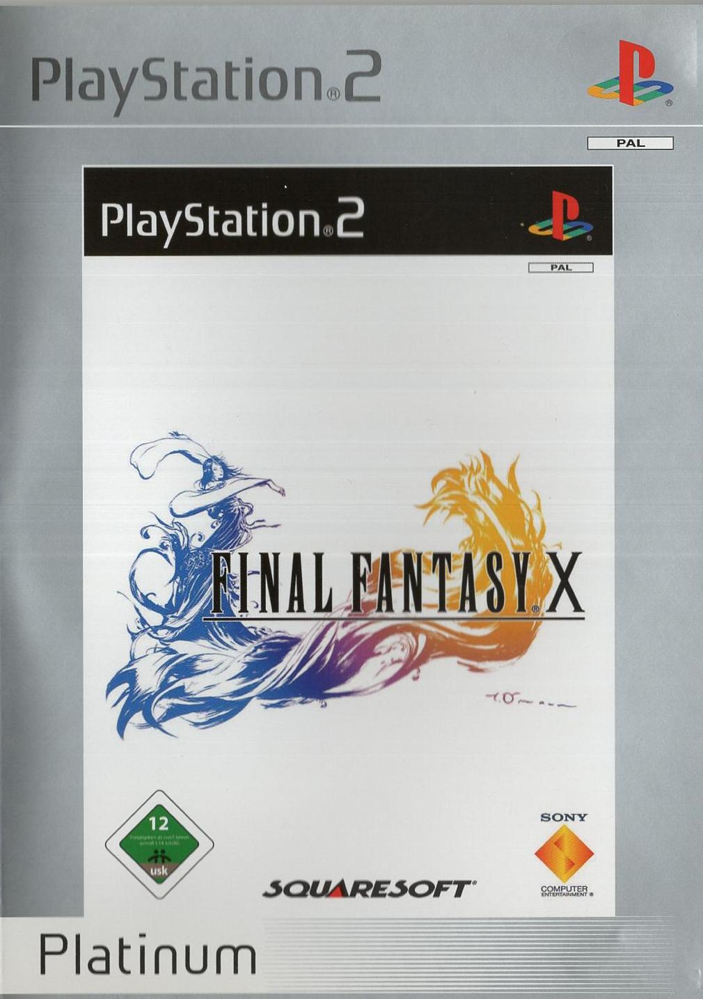 Final Fantasy X - PlayStation 2 Vorderseite