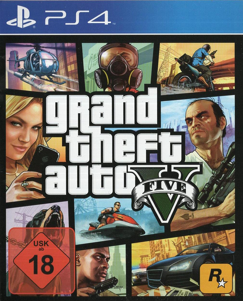 Grand Theft Auto V - PlayStation 4 Vorderseite