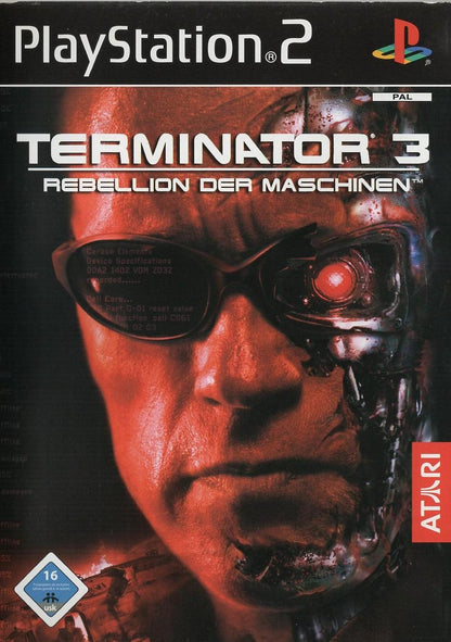 Terminator 3: Rebellion der Maschinen - PlayStation 2 Vorderseite