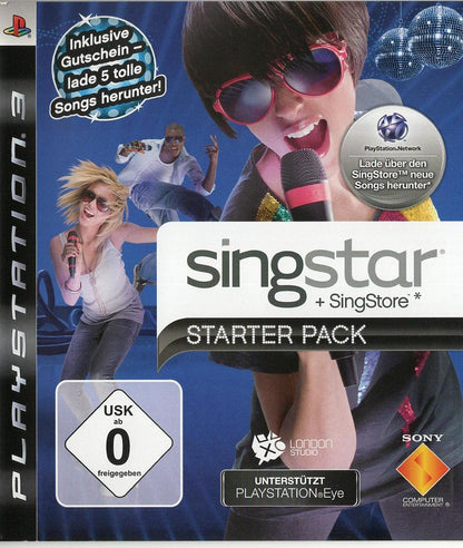 SingStar + SingStore Starter Pack - PlayStation 3 Vorderseite