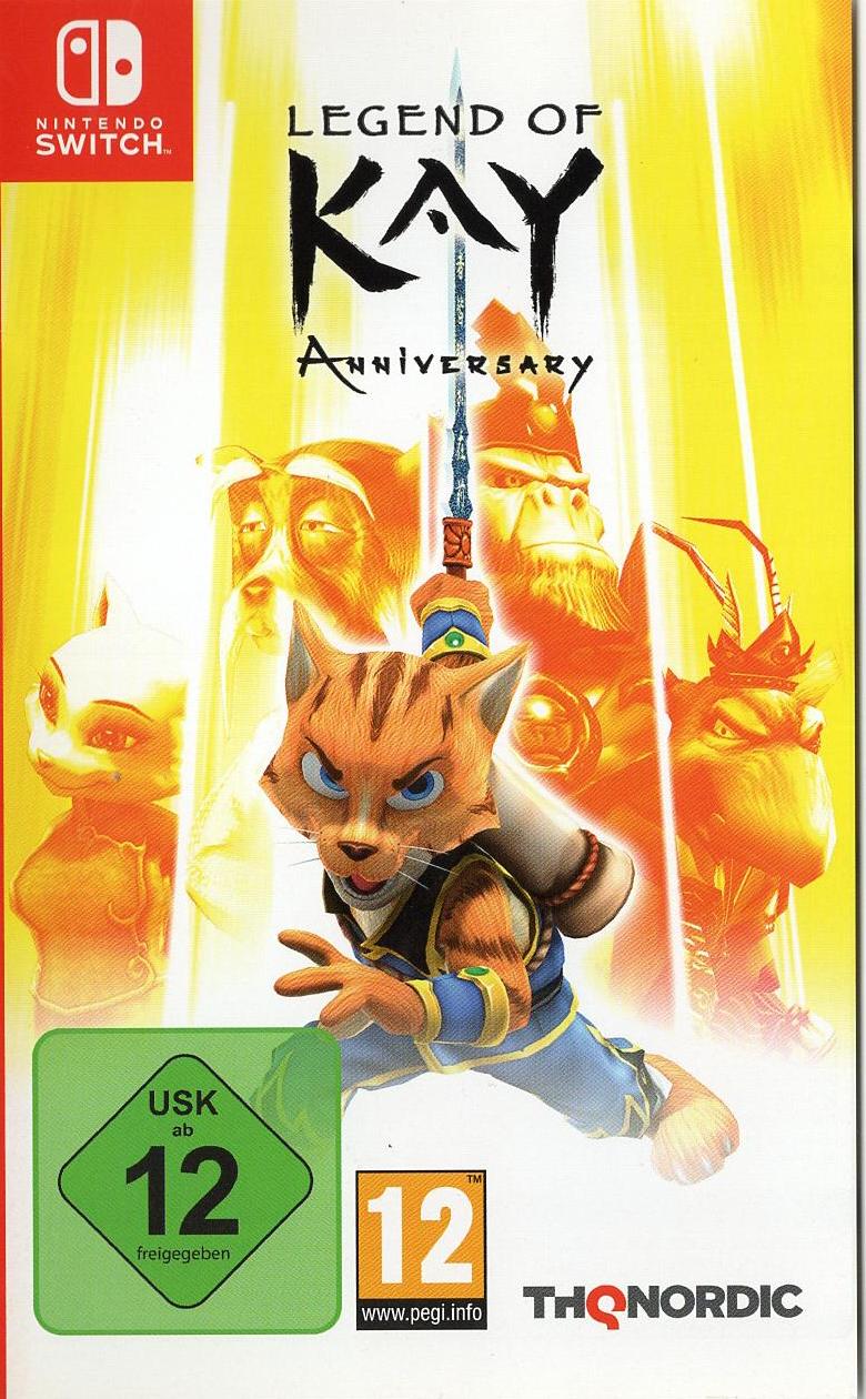 Legend of Kay Anniversary - Nintendo Switch Vorderseite