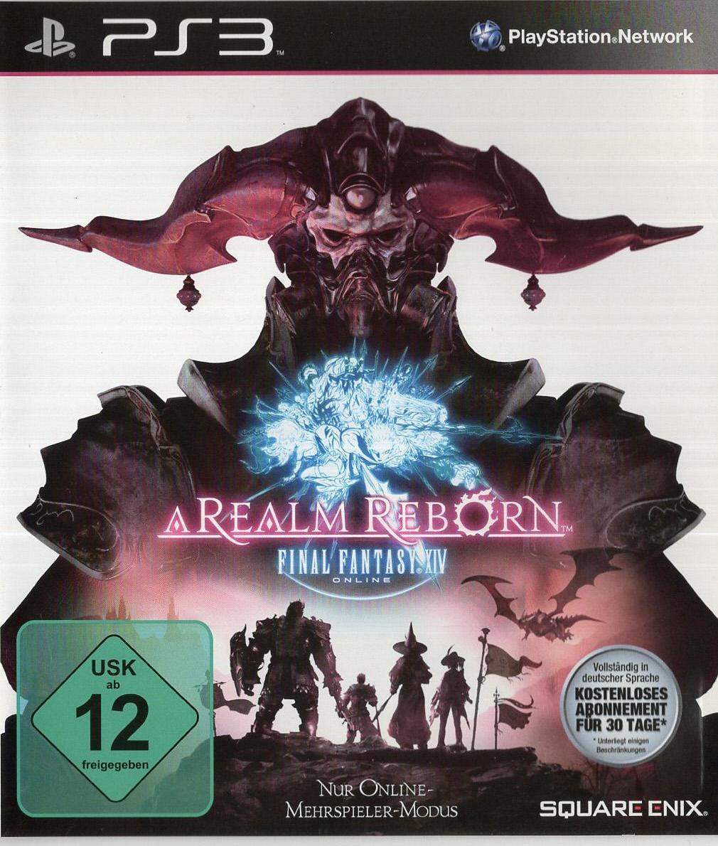 Final Fantasy XIV: A Realm Reborn - PlayStation 3 Vorderseite