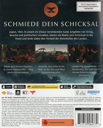 Rise of the Ronin - PlayStation 5 Rückseite