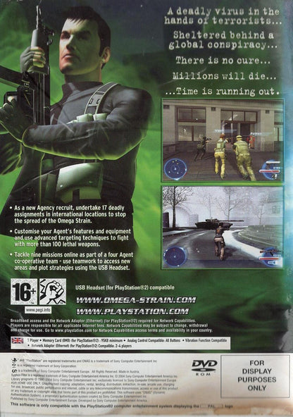 Syphon Filter: The Omega Strain - PlayStation 2 Rückseite