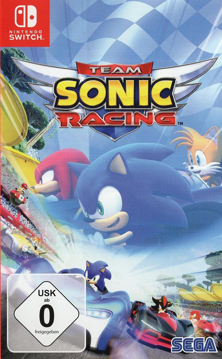Team Sonic Racing - Nintendo Switch Vorderseite