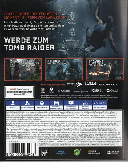 Shadow of the Tomb Raider - PlayStation 4 Rückseite