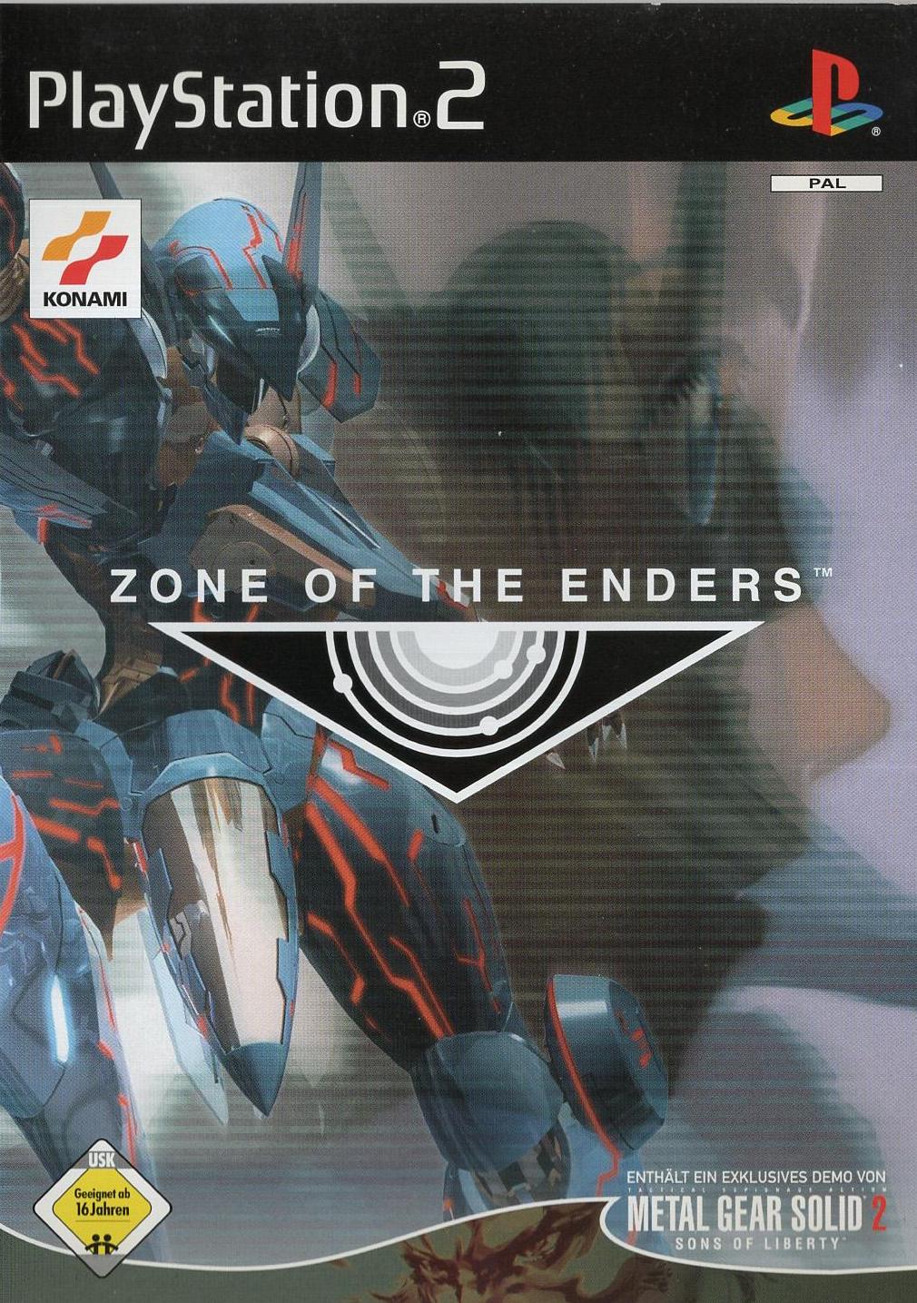 Zone Of The Enders - PlayStation 2 Vorderseite