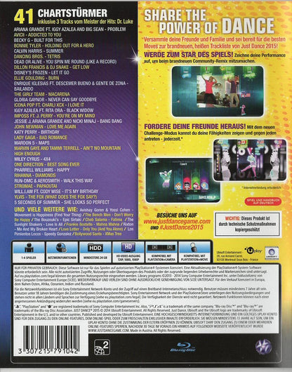 Just Dance 2015 - PlayStation 4 Rückseite