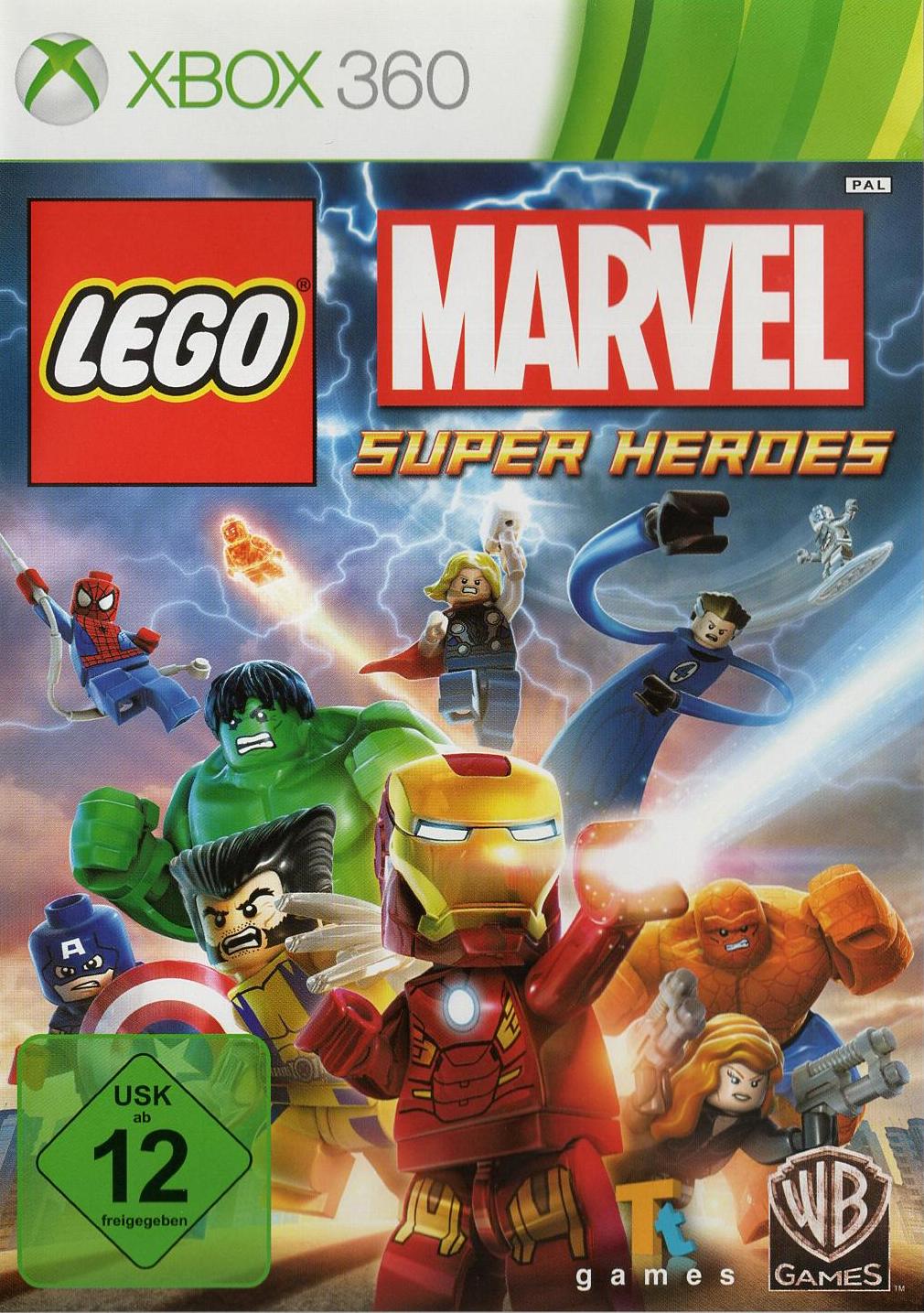 LEGO Marvel Super Heroes - Xbox 360 Vorderseite