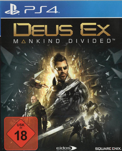 Deus Ex: Mankind Divided - PlayStation 4 Vorderseite