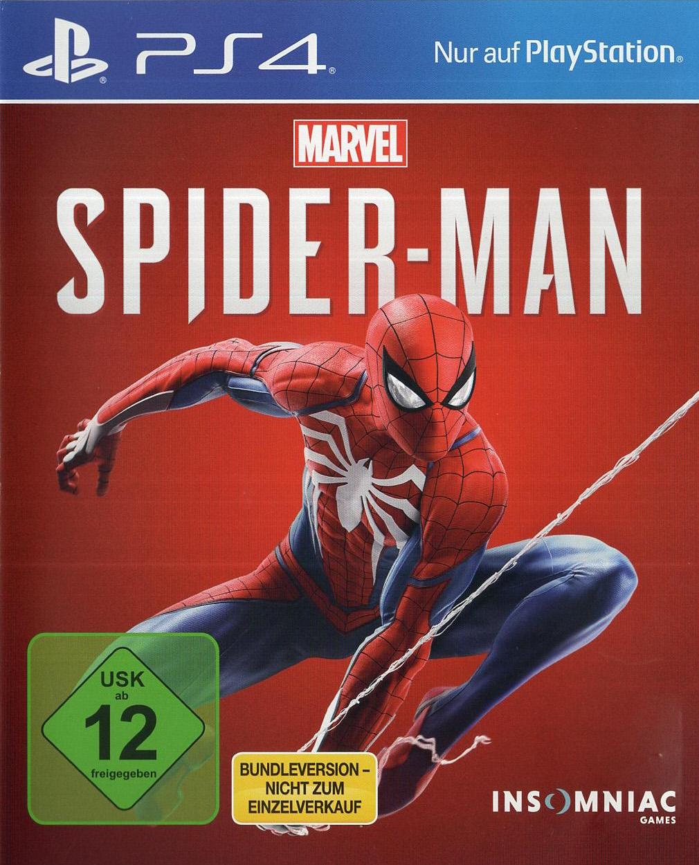 Marvel's Spider-Man - PlayStation 4 Vorderseite