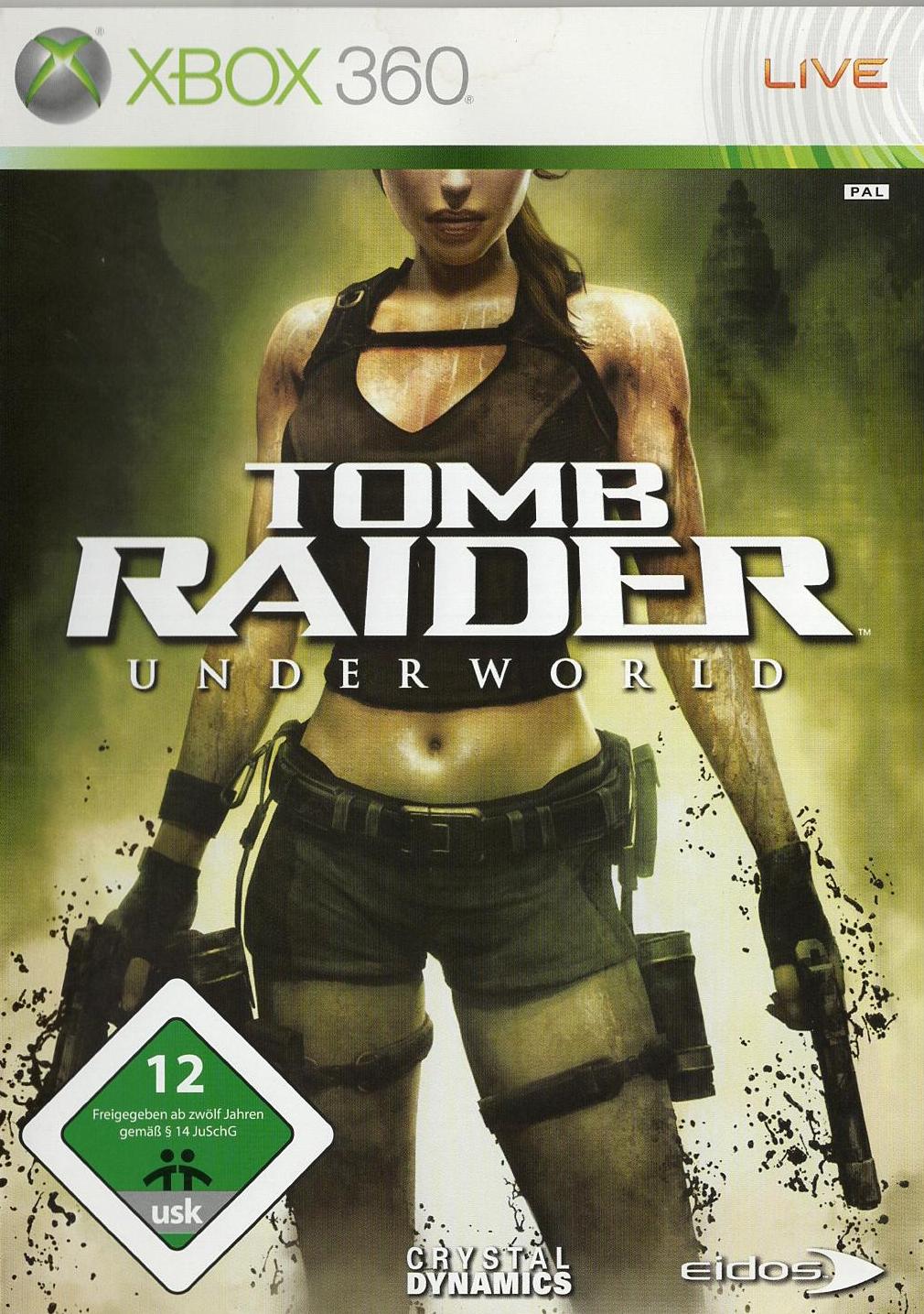 Tomb Raider: Underworld - Xbox 360 Vorderseite