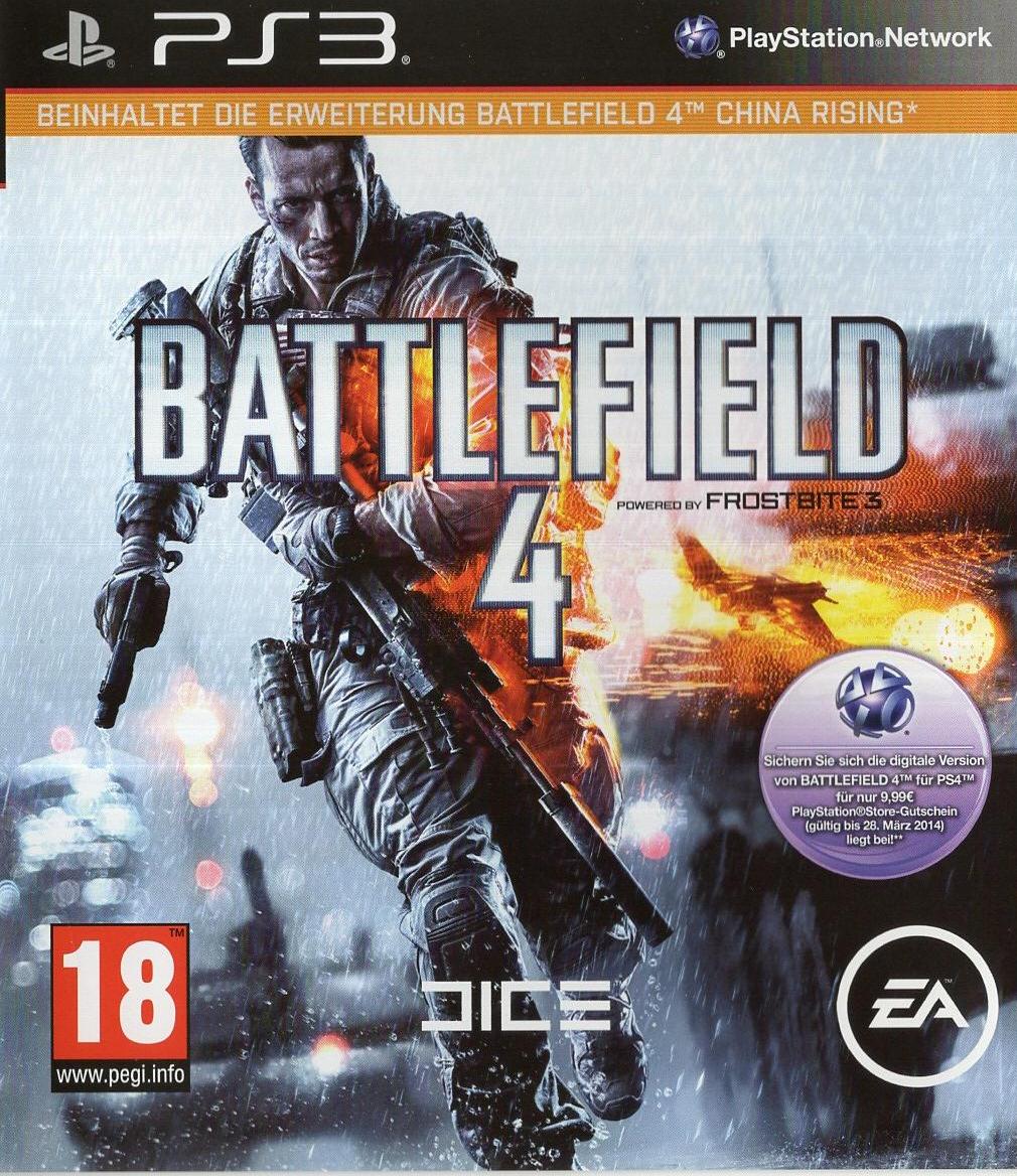 Battlefield 4 - PlayStation 3 Vorderseite