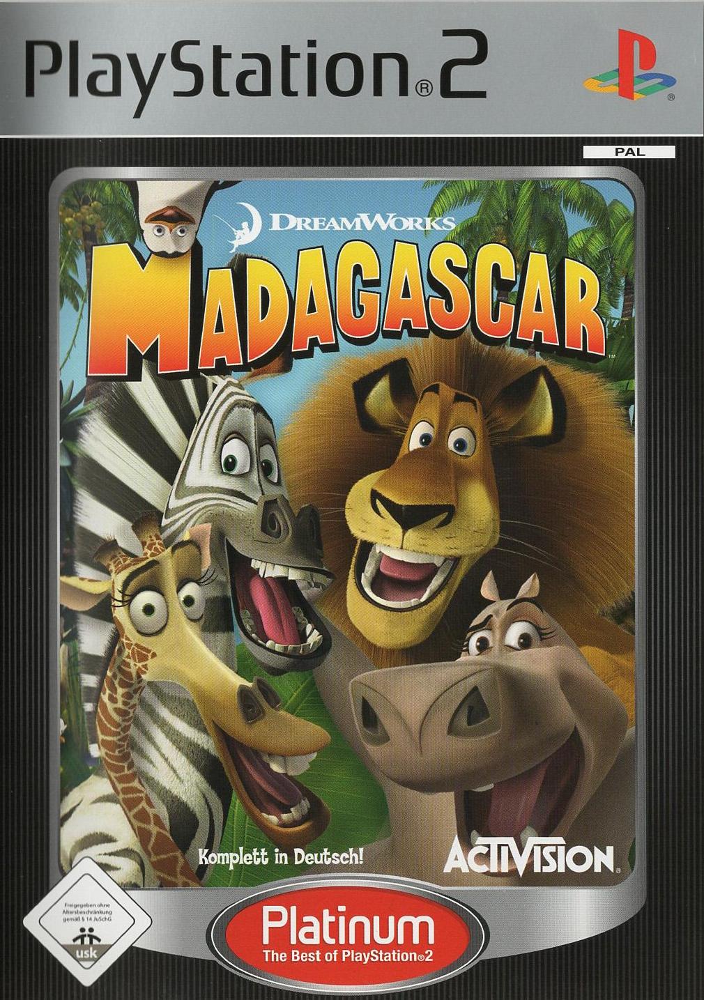Madagascar - PlayStation 2 Vorderseite