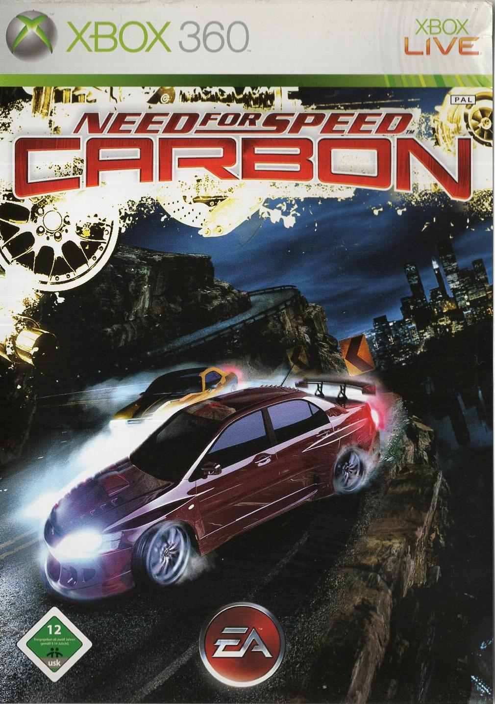 Need for Speed Carbon - Xbox 360 Vorderseite