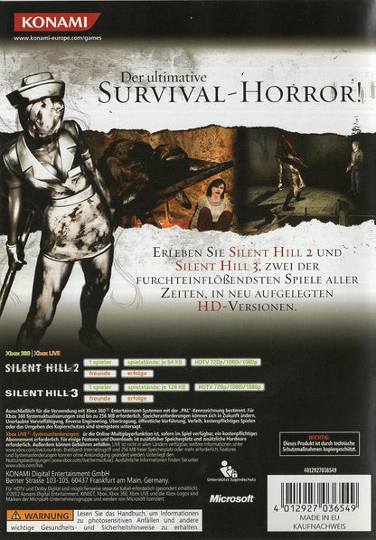 Silent Hill HD Collection - Xbox 360 Rückseite
