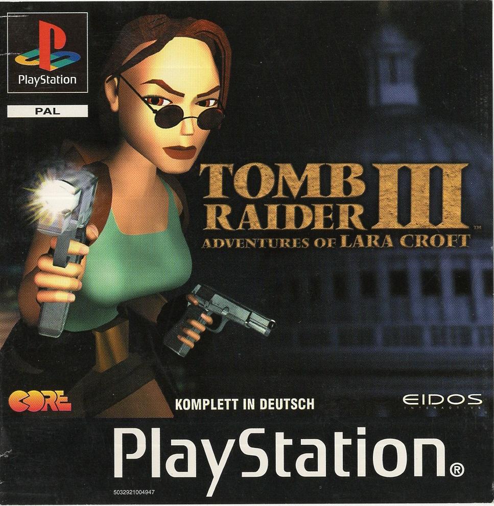 Tomb Raider III: Adventures of Lara Croft - PlayStation 1 Vorderseite
