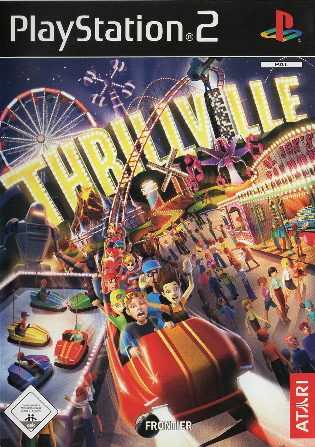Thrillville - PlayStation 2 Vorderseite