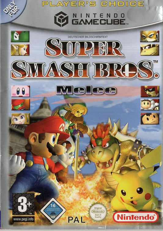 Super Smash Bros. Melee - Nintendo GameCube Vorderseite