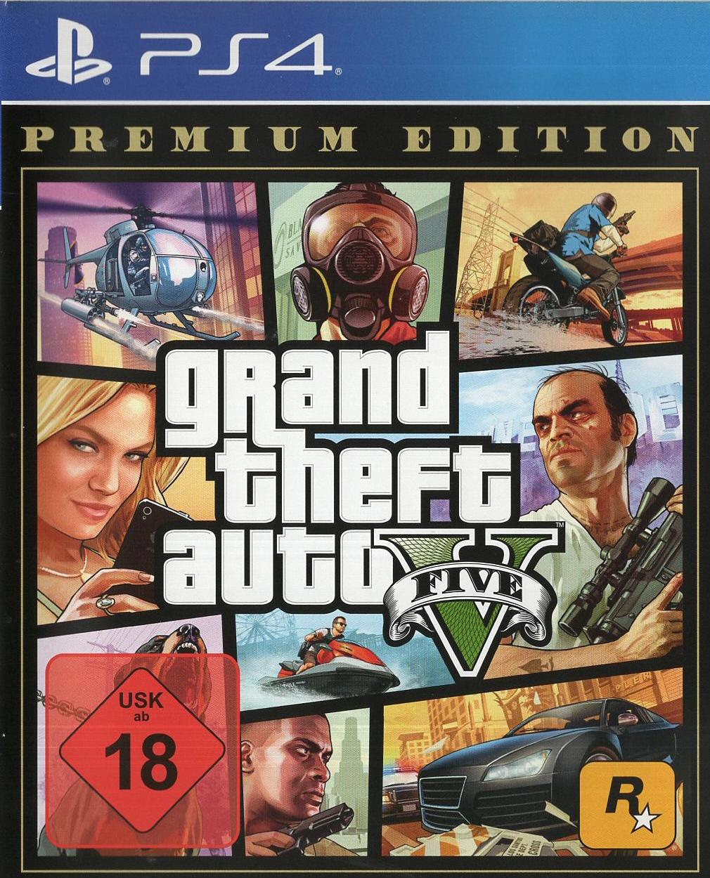 Grand Theft Auto V: Premium Edition - PlayStation 4 Vorderseite