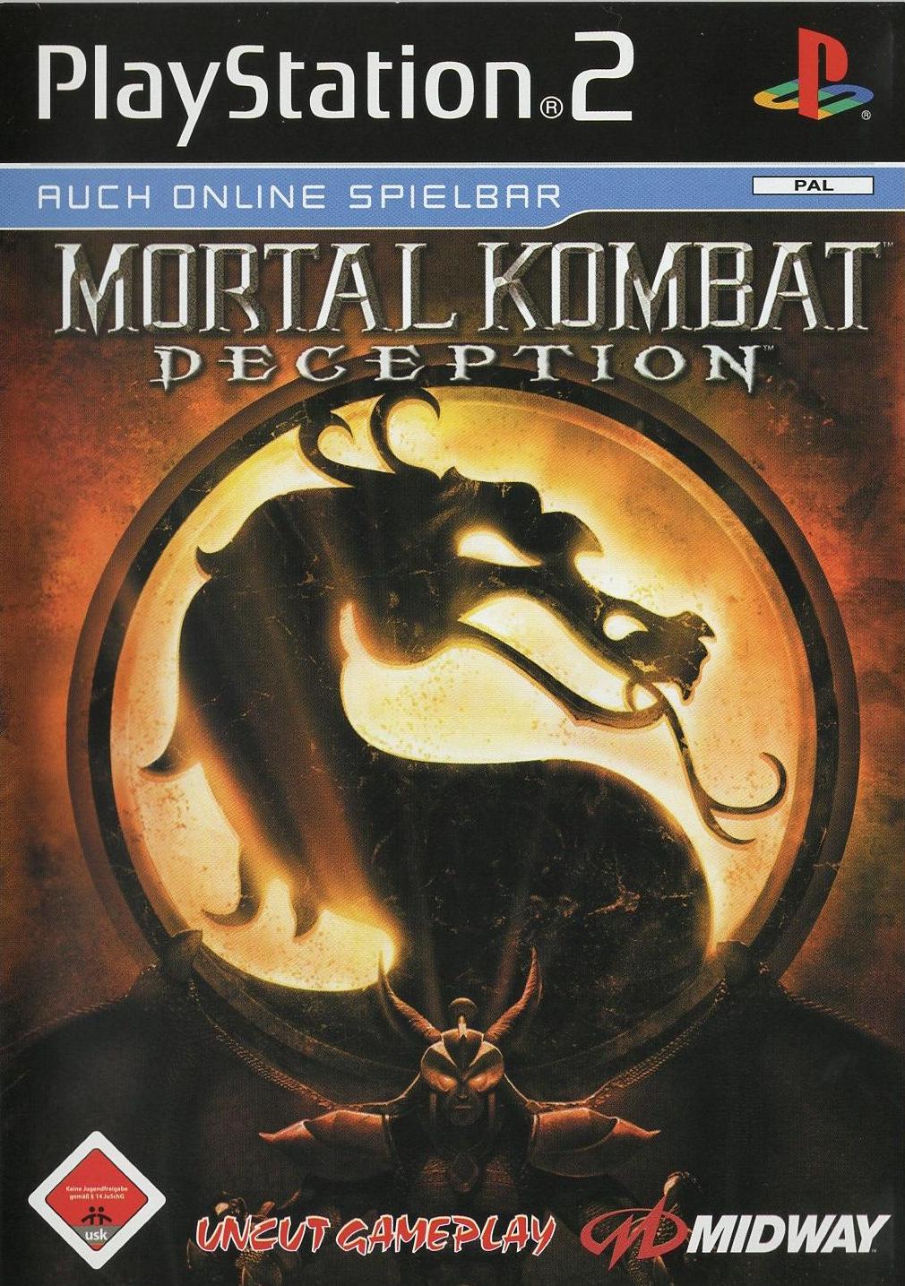Mortal Kombat: Deception - PlayStation 2 Vorderseite