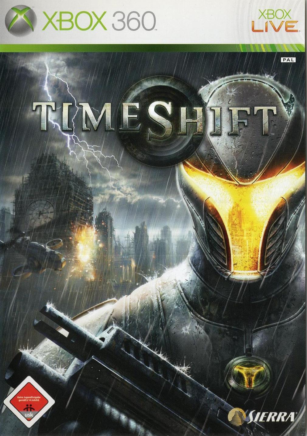 TimeShift - Xbox 360 Vorderseite