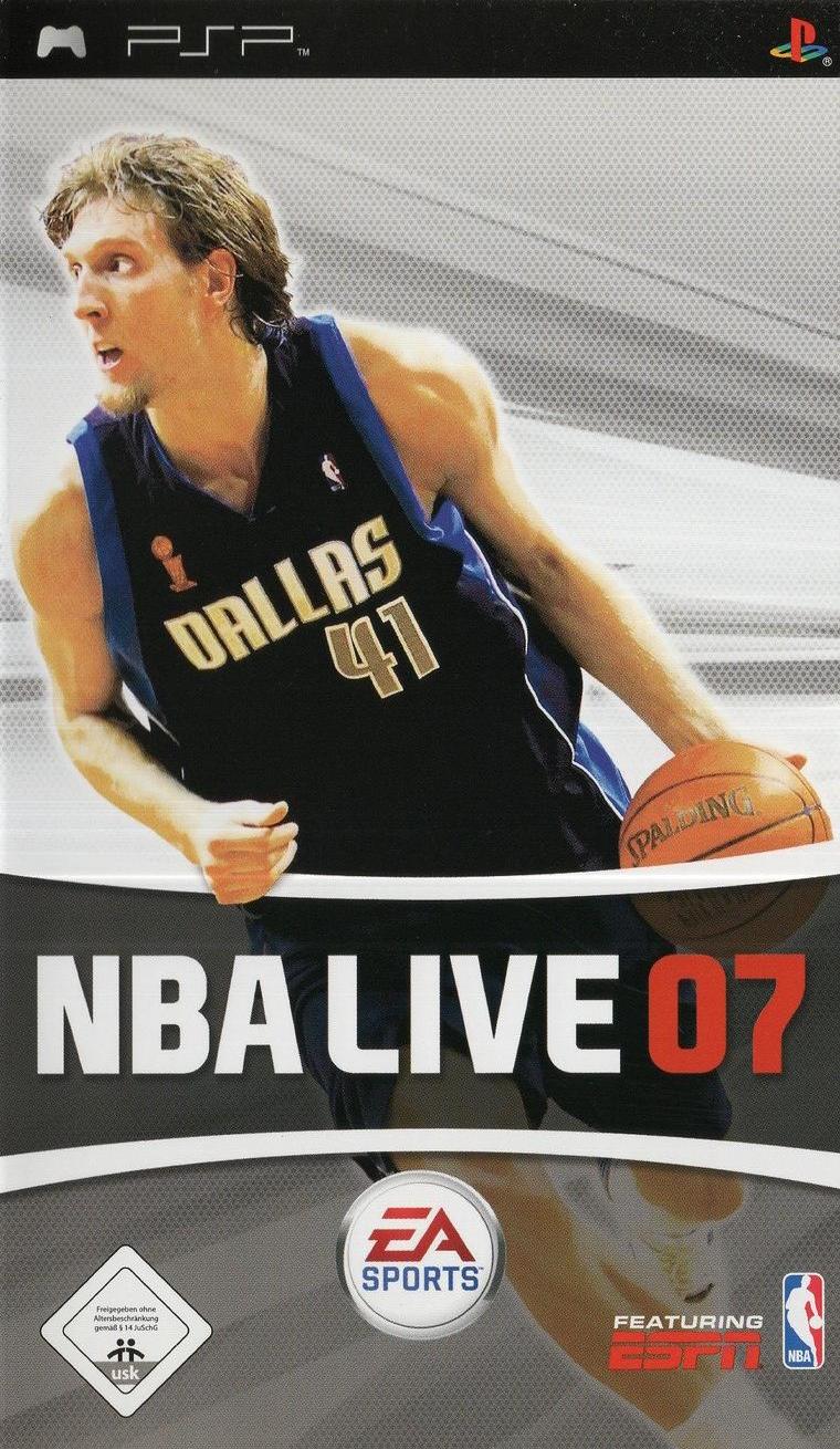 NBA Live 07 - PlayStation Portable Vorderseite